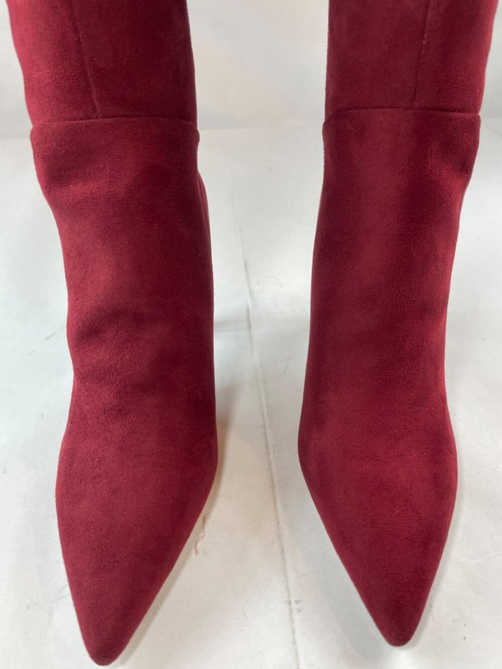 Jessica Simpson Earon Knee-High Burgundy Pointed Stiletto Heel Boots Wmn's Sz 9M - Picture 5 of 13